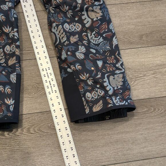 Patagonia Insulated Powder Town Ski Snow Pants Women's Size XL Across Oceans NWT - Picture 7 of 11